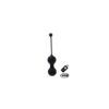 MINA Noir, Boules de Geisha en silicone médical USB avec télécommande 